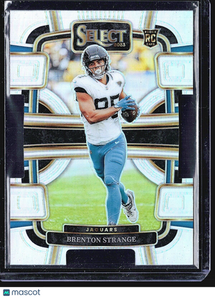 2023 Panini Select - Concourse Silver Prizm Die-Cut #45 Brenton Strange (RC)