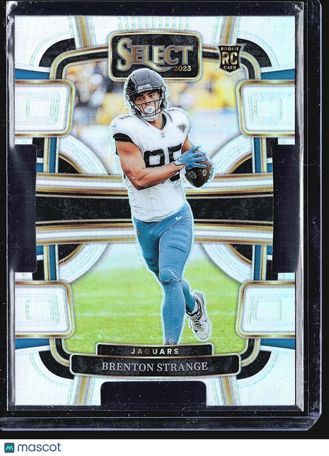 2023 Panini Select - Concourse Silver Prizm Die-Cut #45 Brenton Strange (RC)