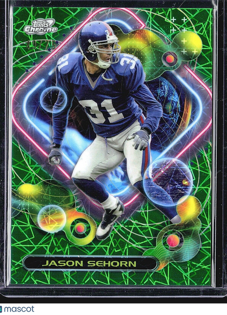 2023 Topps Composite - Cosmic Chrome #257 Jason Sehorn Green /75