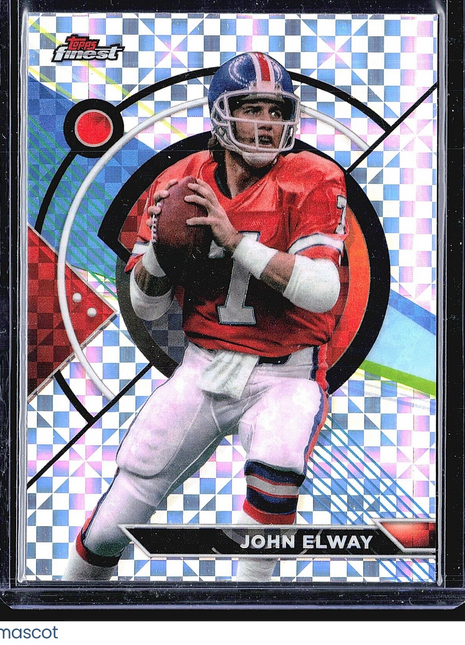 2023 Topps Composite - Topps Finest Checkerboard Refractor #179 John Elway