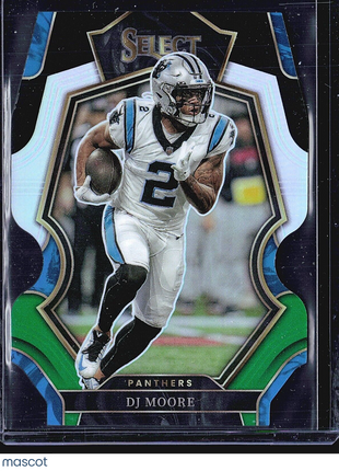 2022 Panini Select - Premier Level #114 D.J. Moore Die Cut
