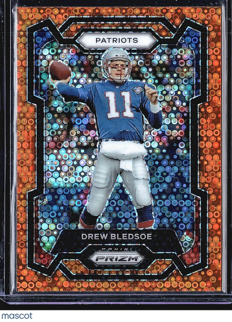 2023 Panini Drew Bledsoe #203 Orange Disco