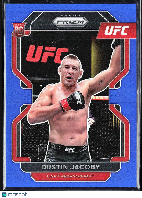 2022 Panini Prizm Blue Dustin Jacoby #123 /199
