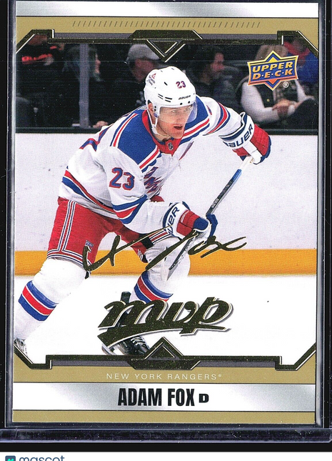 2024 Upper Deck Gold Script Adam Fox #180