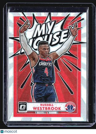 2020-21 Panini Optic My House Russell Westbrook #14 Silver Holo