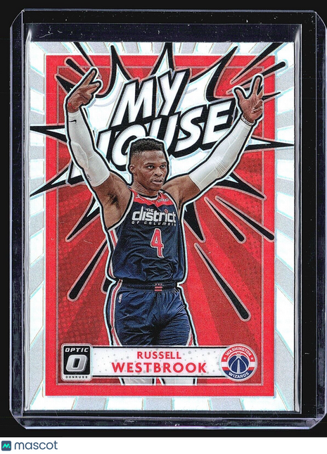 2020-21 Panini Optic My House Russell Westbrook #14 Silver Holo
