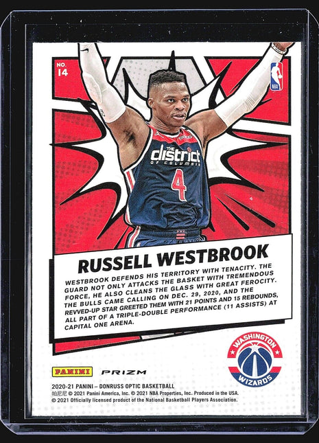 2020-21 Panini Optic My House Russell Westbrook #14 Silver Holo