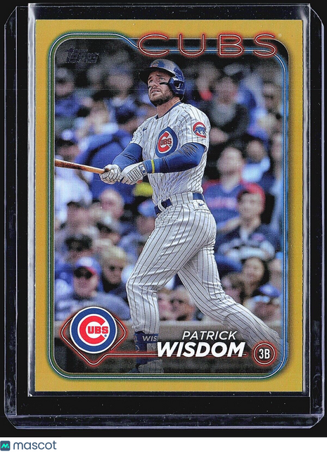 2024 Topps Series 1 - #328 Patrick Wisdom Gold Foil