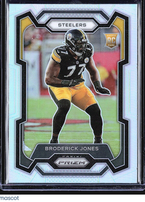 2023 Panini Prizm - Rookies #385 Broderick Jones (RC) Silver