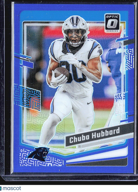 2023 Panini Donruss Optic - #27 Chuba Hubbard Blue /199
