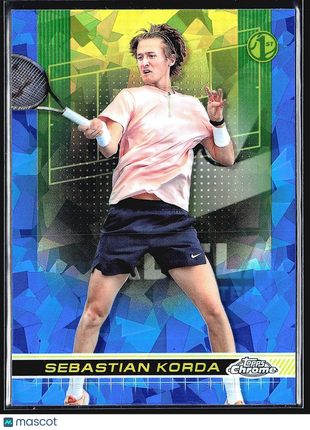 2024 Topps Chrome Tennis Sapphire Sebastian Korda #57