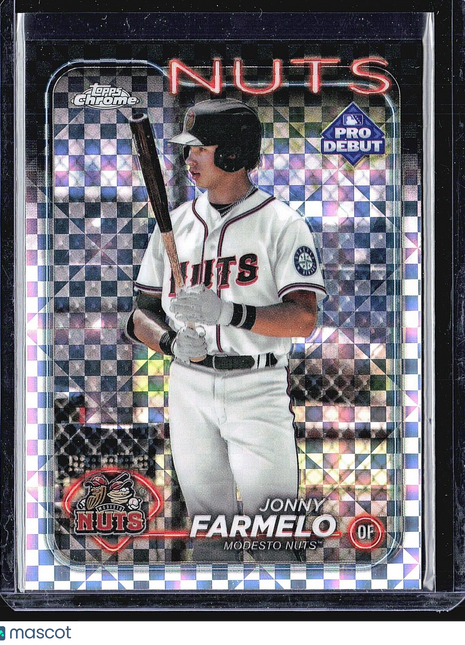 2024 Topps Pro Debut - #PD-67 Jonny Farmelo (RC) Xfractor