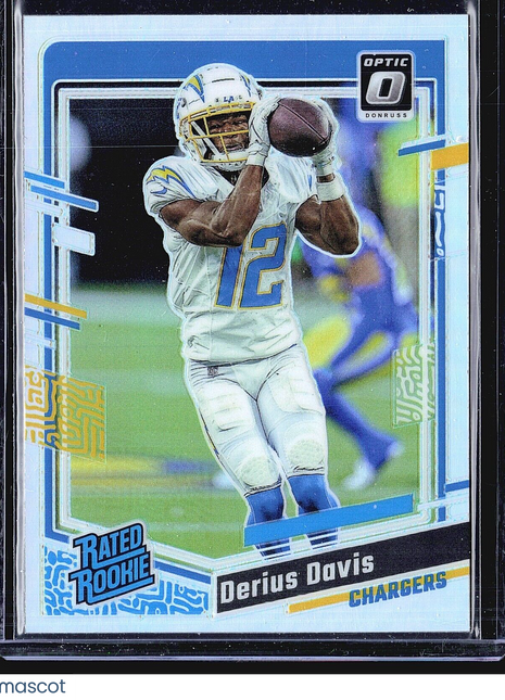 2023 Panini Donruss Optic - Rated Rookie #264 Derius Davis (RC) Silver Holo
