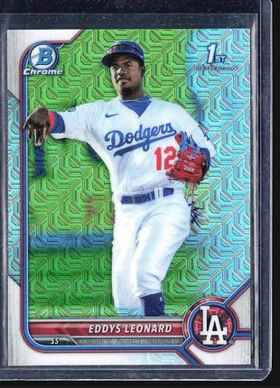 2022 Bowman - Chrome Prospects  Mojo Refractor #BCP-57 Eddys Leonard (RC)