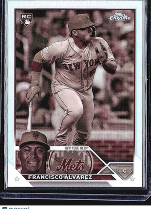 2023 Topps Chrome - Sepia Refractor #203 Francisco Alvarez (RC)