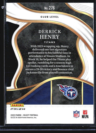 2023 Panini Select Club Level Die Cut Derrick Henry #276