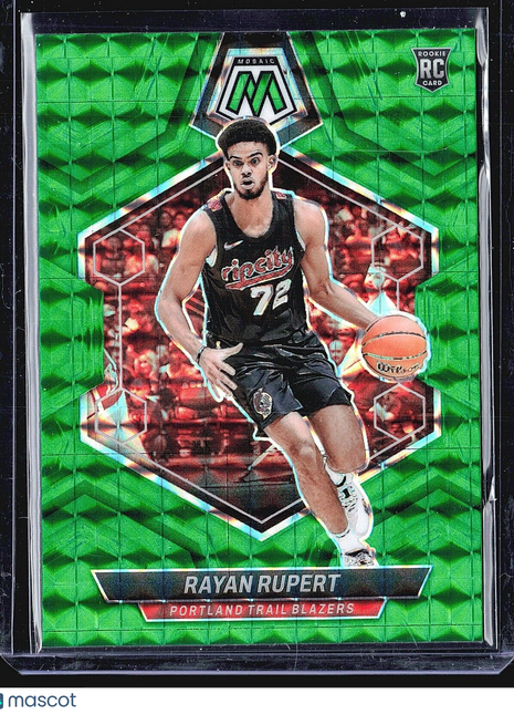 2023 Panini Mosaic Green Rc Rayan Rupert #232