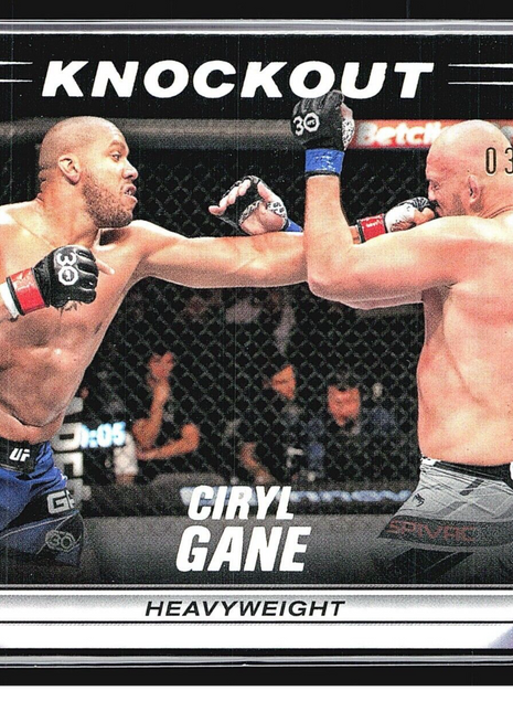 2024 Topps UFC Knockout Ciryl Gane #12 Silver /125 #99