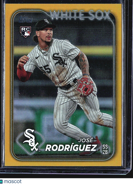 2024 Topps Series 1 - #86 Jose Rodriguez (RC) Gold Foil