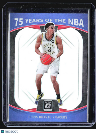 2021-22 Panini Prizm - Optic 75 Years of the NBA #49 Chris Duarte (RC)