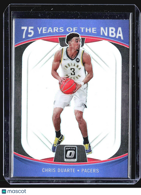 2021-22 Panini Prizm - Optic 75 Years of the NBA #49 Chris Duarte (RC)