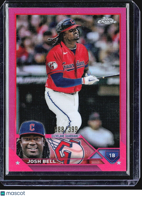 2023 Topps Chrome - #136 Josh Bell Pink Refractor
