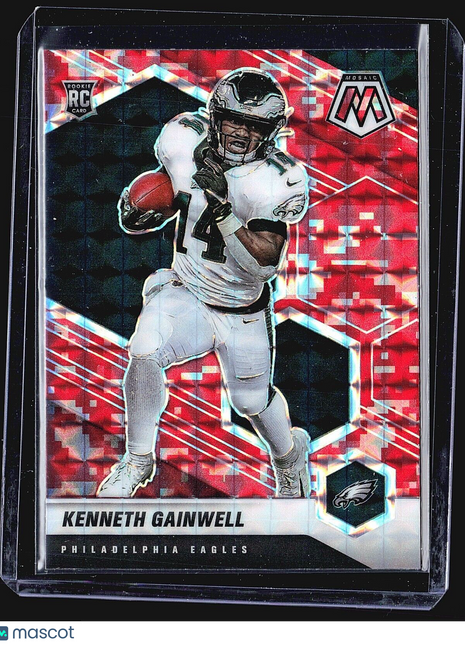 2021 Panini Mosaic - Rookies #339 Kenneth Gainwell (RC) Red
