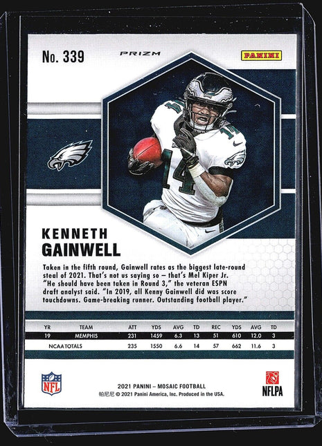 2021 Panini Mosaic - Rookies #339 Kenneth Gainwell (RC) Red