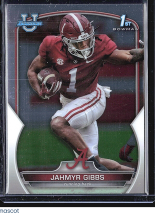 2022 Bowman Chrome U 1st Jahmyr Gibbs #82