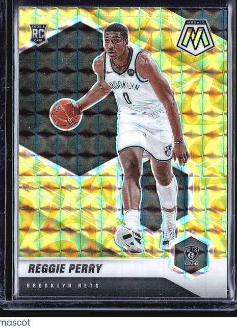 2020 Panini Mosaic Gold Reactive Reggie Perry #244