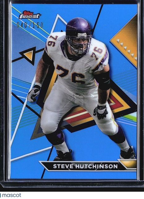 2023 Topps Composite Finest #212 Steve Hutchinson Blue Refractor /150