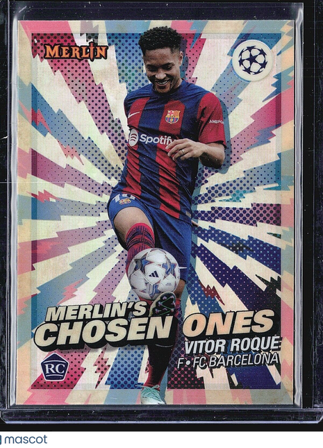 2023-24 Topps Merlin Chosen Ones Vitor Roque #MC-14