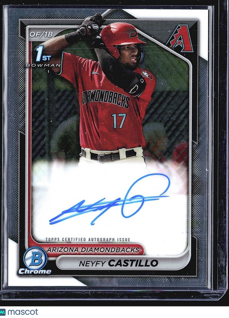 2024 Bowman Chrome - Prospect Autographs #CPA-NC Neyfy Castillo Auto 1st