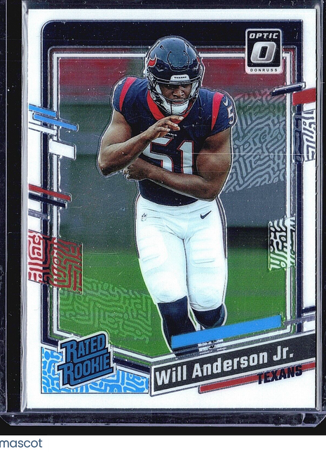 2023 Panini Donruss Optic - Rated Rookie #246 Will Anderson (RC)