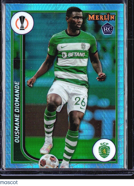 2023-24 Topps Merlin Quentin Merlin #114 Aqua Shimmer