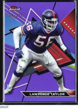 2023 Topps Composite Finest #219 Lawrence Taylor Purple Refractor /200