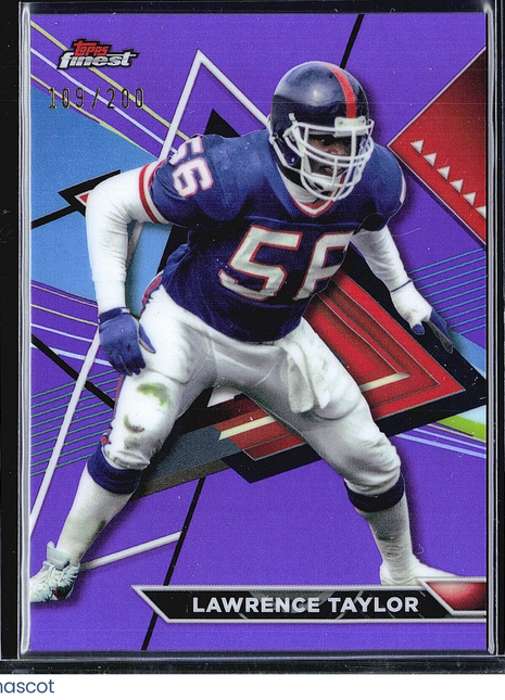 2023 Topps Composite Finest #219 Lawrence Taylor Purple Refractor /200
