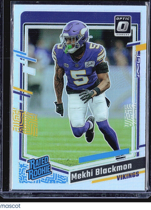 2023 Panini Donruss Optic - Rated Rookie #272 Mekhi Blackmon (RC) Silver holo