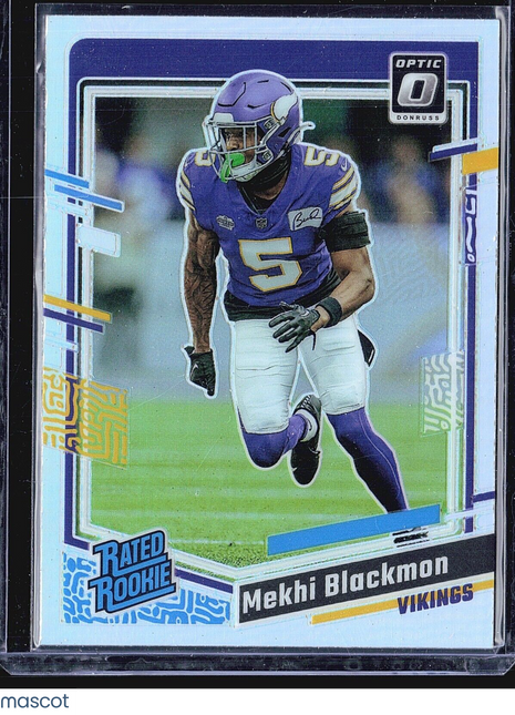 2023 Panini Donruss Optic - Rated Rookie #272 Mekhi Blackmon (RC) Silver holo