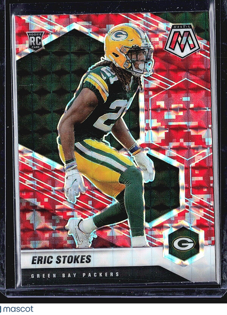 2021 Panini Mosaic Eric Stokes #347 Red Rc