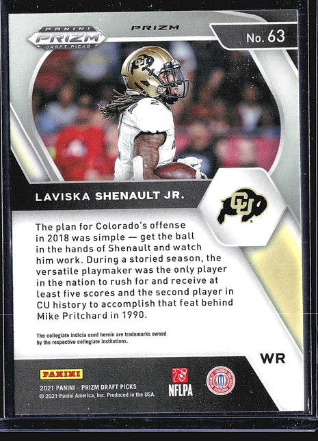 2021 Panini Prizm Draft Picks - #63 Laviska Shenault Jr. Silver