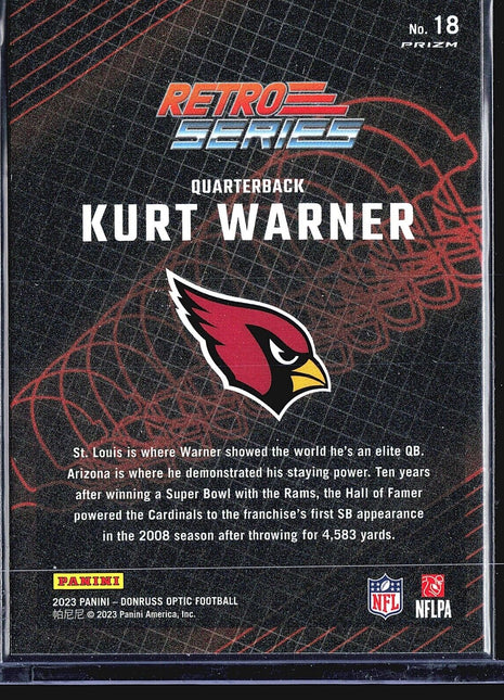 2023 Panini Optic Retro Series Kurt Warner #18
