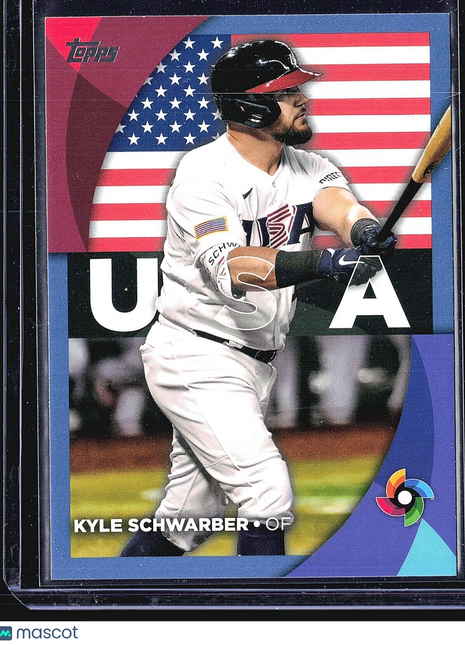 2023 Topps Series 2 - 2023 World Baseball Classic Stars #WBC-36 Kyle Schwarber