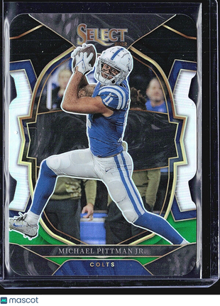 2022 Panini Select - Concourse #46 Michael Pittman Jr. Die Cut