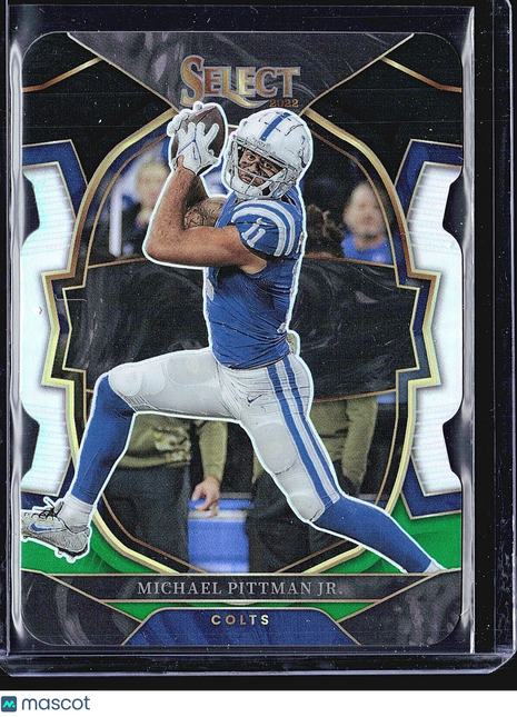 2022 Panini Select - Concourse #46 Michael Pittman Jr. Die Cut