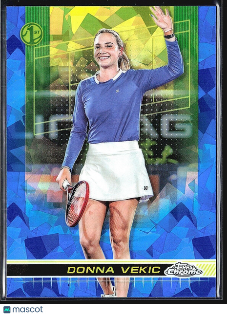 2024 Topps Chrome Tennis Sapphire Donna Vekic #48