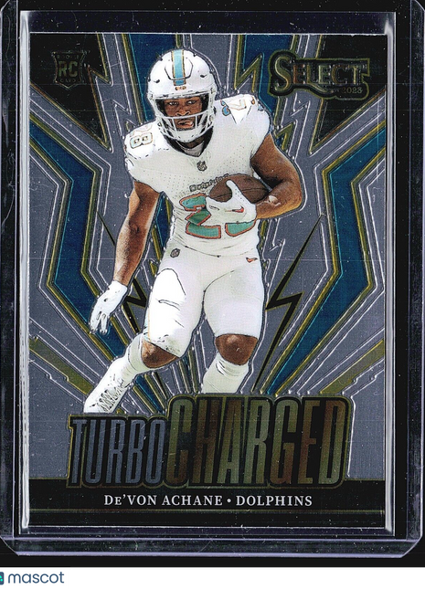 2023 Panini Select - Turbocharged #TUR-DAC De'Von Achane (RC)