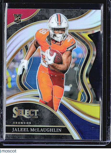 2023 Panini Select - Club Level #265 Jaleel McLaughlin (RC) Die Cut