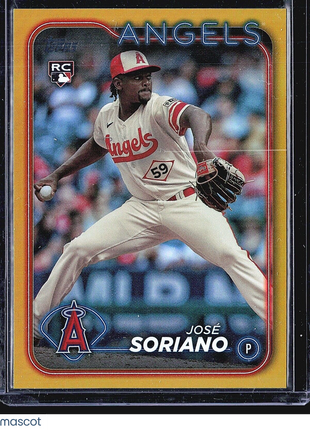 2024 Topps Series 1 - #15 Jose Soriano (RC) Gold Foil