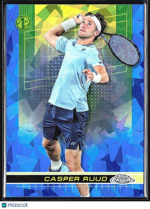 2024 Topps Chrome Tennis Sapphire Casper Ruud #75